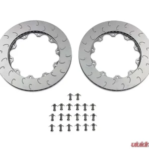 034 Motorsports Replacement Rear Rotor Ring Set Mk8 GTI / Golf R | Audi 8Y S3 / RS3 2022+ - Image 1