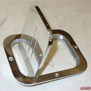 Brothers Trucks Polished Rectangle Billet Fuel Doors w/out Ball Milling Chevrolet | GMC Truck 1947-1987 - Image 1