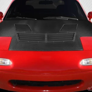 1990-1997 Mazda Miata NA Carbon Creations Iceman Hood - 1 Piece - Image 1