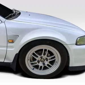 1992-1995 Honda Civic HB Duraflex Suzuka Front Fenders - 2 Piece - Image 1