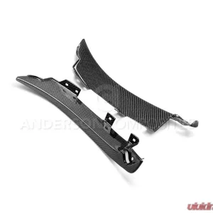 Anderson Composites Carbon Fiber Rear Splash Guards Ford Mustang GT350 2015-2023 - Image 1