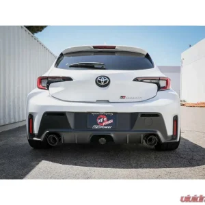 AFE Gemini XV Stainless Steel Catback Exhaust System w/Cut-Out Carbon Fiber Toyota GR Corolla 23-24 L3-1.6L (t) - Image 5