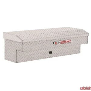 Weather Guard 41in Lo-Side Box, Aluminum, Clear, 3.0 cu ft - Image 1
