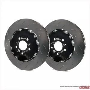 EBC Brakes 330x28mm Slotted Front Brake Replacement Discs Complete Assembly (Pair) - Image 1