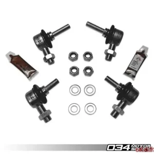 034 Motorsport Rebuild Kit for Dynamic+ Billet Adjustable Rear Sway Bar End Link Kit Volkswagen GTI | GLI | R32 | Jetta Mk5/6 | Audi A3 8P - Image 1