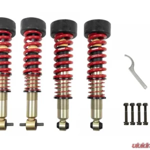 Belltech 0.5" to 2"F | 1" to 2.5 R Long Wheelbase Height Adjustable Front Coilovers Complete Kit GM Suburban | Yukon XL 2WD | 4WD 2021+ - Image 1