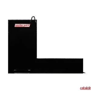 Weather Guard 110 Gallon Gloss Black Steel L-Shape Transfer Tank - Image 4