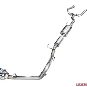 AWE Tuning 0FG Exhaust Dual Chrome Silver Tips Toyota Tundra 2022-2025 - Image 1