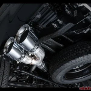 AWE Tuning 0FG Exhaust Dual Chrome Silver Tips Toyota Tundra 2022-2025 - Image 4