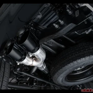 AWE Tuning 0FG Exhaust Dual Diamond Black Tips Toyota Tundra 2022-2025 - Image 4