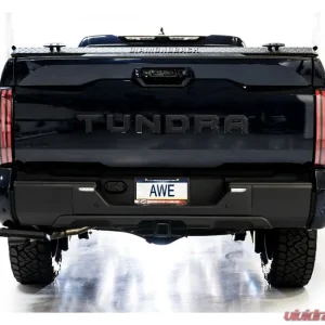 AWE Tuning 0FG Exhaust Dual Diamond Black Tips Toyota Tundra 2022-2025 - Image 5