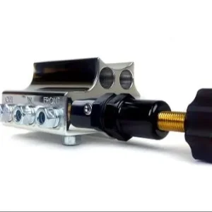 Baer Brake Systems Remaster Adjustable Proportioning Valve, Polished, Right Port - Image 1