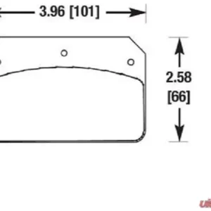 Baer Brake Systems Baer Brakes Replacement "Race" Pads for Select Baer S4 Caliper - Image 3