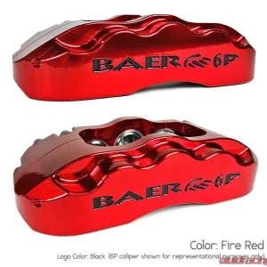 Baer Brake Systems Baer Brakes 11" SS4+ Front Brake Kit, Fire Red, SDZ, Std. Studs Front - Image 2
