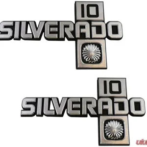 Brothers Trucks Chevy Fender Emblems - Silverado 10 - Pair - Image 1