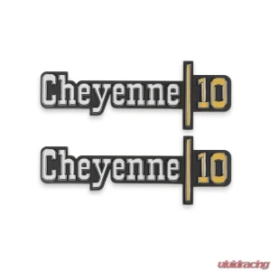 BROTHERS Trucks C/K Fender Badge Pair - Cheyenne 10 - Image 1