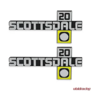 BROTHERS Trucks C/K Fender Badge Pair - Scottsdale 20 - Image 1