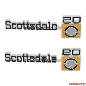BROTHERS Trucks C/K Fender Badge Pair - Scottsdale 20 - Image 1