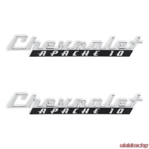 BROTHERS Trucks C/K Fender Badge Pair - Chevrolet Apache 10 - Image 1
