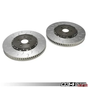 034Motorsport 2-Piece Floating Front Brake Rotor Upgrade Kit Audi RS3 8Y 2023+ - Image 2