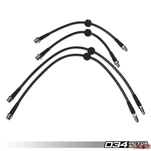 034Motorsport Stainless Steel Braided Brake Line Kit BMW M2 G87 2023+ - Image 1