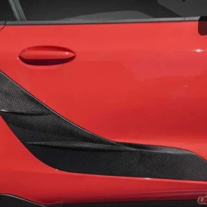 2020-2023 Toyota Supra Carbon Creations TRD Look Door Panel Garnish - 2 Pieces - Image 1