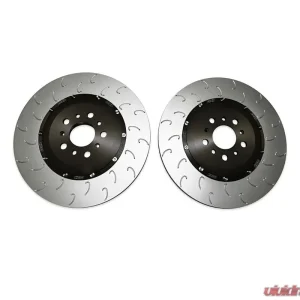 034 Motorsport 2-Piece Floating Rear Brake Rotor Upgrade Kit BMW M2 | M3 | M4 G8X 2021+ - Image 1