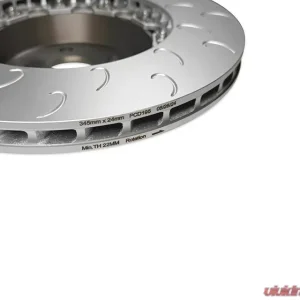 034 Motorsport 2-Piece Floating Rear Brake Rotor Upgrade Kit BMW M340i G20 | Toyota A90/91 GR Supra 2019+ - Image 4