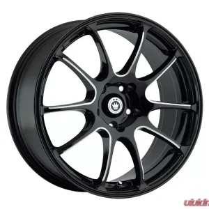 Konig Illusion Gloss Black w/Machined Ball Cut Wheel 17x7 5x114.3 40 - Image 1