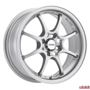 Konig Helium Silver Wheel 15x6.5 4x100 40 - Image 1