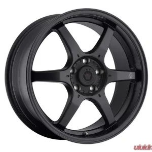 Konig Backbone Matte Black Wheel 17x7.5 5x100 45 - Image 1