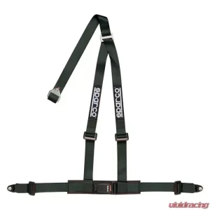 Sparco 2 Inch Tuner 3-Point Bolt-In Harness Black - Image 2