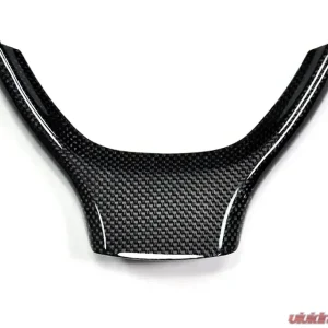 AutoTecknic Carbon Fiber Steering Wheel Trim BMW F10 | F11 5 Series M5 | M Sport 12-16 - Image 1