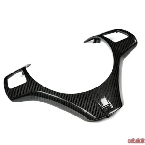 AutoTecknic Carbon Fiber Steering Wheel Trim BMW E9X M3 | 1M Coupe 08-13 - Image 1