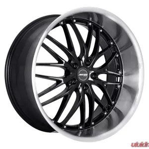 MRR GT1 Wheel 19x9.5 Black Machine Lip - Image 1