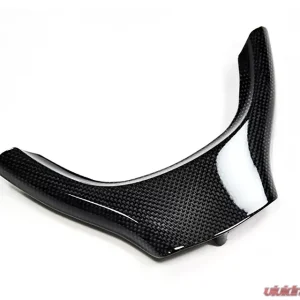 AutoTecknic Carbon Fiber Steering Wheel Trim BMW 5-Series F10|F07 GT Standard Wheel (Non-M/ M-Sport) 11-15 - Image 1
