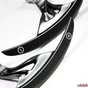AutoTecknic Matte Carbon Fiber Competition Steering Shift Paddles Infiniti G37 08-13 - Image 1