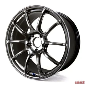 Advan RZII Wheel 17x8.5 5x114.3 31mm Racing Hyper Black & Ring - Image 1
