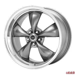 American Racing AR105 Torq Thrust M 16x7 5x5x110 +35mm Anthracite Machined Lip Wheel - Image 1