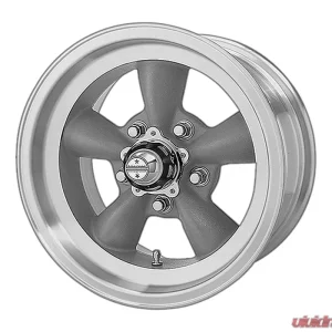 American Racing VN105 Torq Thrust D 15x10 5x5x114.3 -44mm Torq Thrust Gray Machined Lip Wheel - Image 1