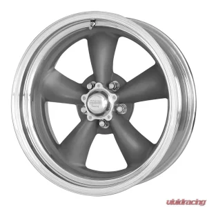 American Racing Classic Torq Thrust II Mag Gray Center Polished Barrel 20x8 5x127 | 5x5 -11mm Wheel - Image 1
