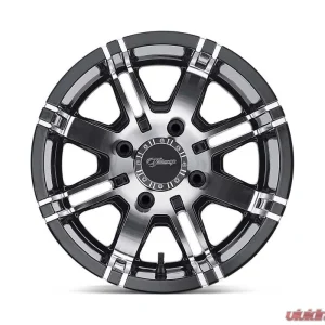 Fairway Alloys FA119 Aggressor Wheel 12x7 4x4x101.6 -40mm Machined Gloss Black - Image 2