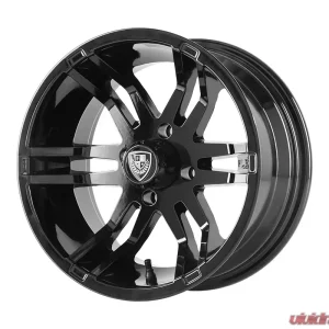 Fairway Alloys FA140 Flex Wheel 14x6.5 4x4x101.6 -20mm Gloss Black - Image 1