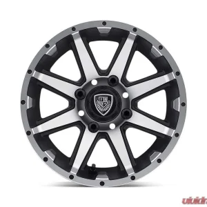 Fairway Alloys FA135 Rebel Wheel 12x6 4x4x101.6 -23mm Machined Matte Black - Image 2