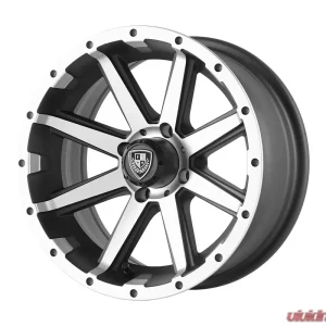 Fairway Alloys FA136 Rebel Wheel 14x6.5 4x4x101.6 -23mm Machined Matte Black - Image 1