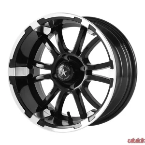 Fairway Alloys FA134 Sixer Wheel 14x6.5 4x4x101.6 -20mm Machined Matte Black - Image 1