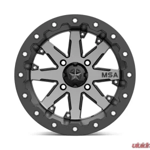 MSA Offroad M21 LOK Wheel 14x10 4x4x110 -10mm Charcoal Tint - Image 3