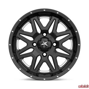 MSA Offroad M26 Vibe Wheel 14x7 4x4x110 +0mm Milled Gloss Black - Image 3