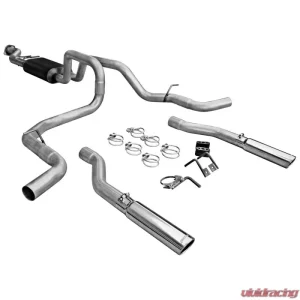 Flowmaster Catback System - Dual Rear/Side Exit - American Thunder - Moderate/Aggressive - Image 2
