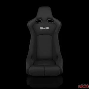 Braum Racing Venom-R Series Fixed Back Bucket Seat (Each) - Black Cloth|Carbon Fiber - Image 2